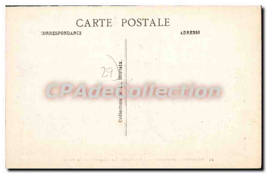 CPA Carantec Finistere l'Ile Callot la chapelle et la Ferme  — Rückseite