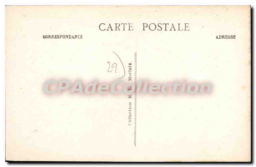 CPA Saint Jean du Doigt Finistere vue prise du chemin Creux  — Rückseite