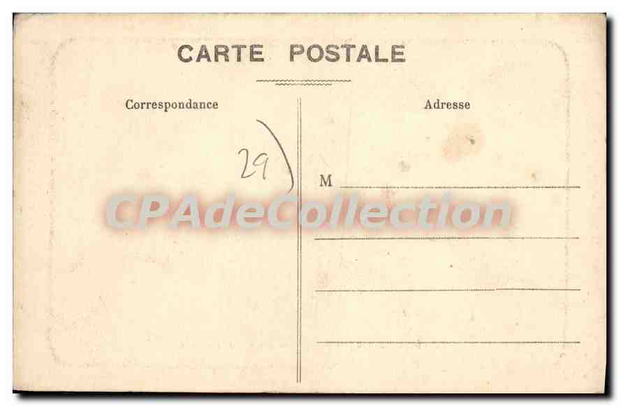 CPA Le Trez Hir Finistere vue d'ensemble de la plage  — Rückseite