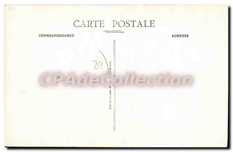 Environs de Plougasnou — LE DIBEN — La Falaise et l'Abri du Bateau de Sauvetage — Reverso
