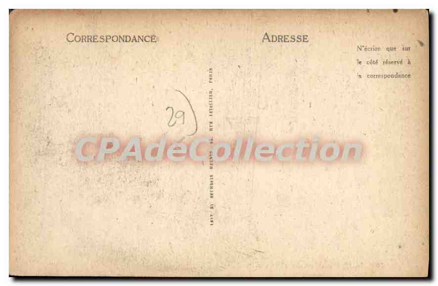 CPA Locquirec le Fortin et la Baie  — Rückseite
