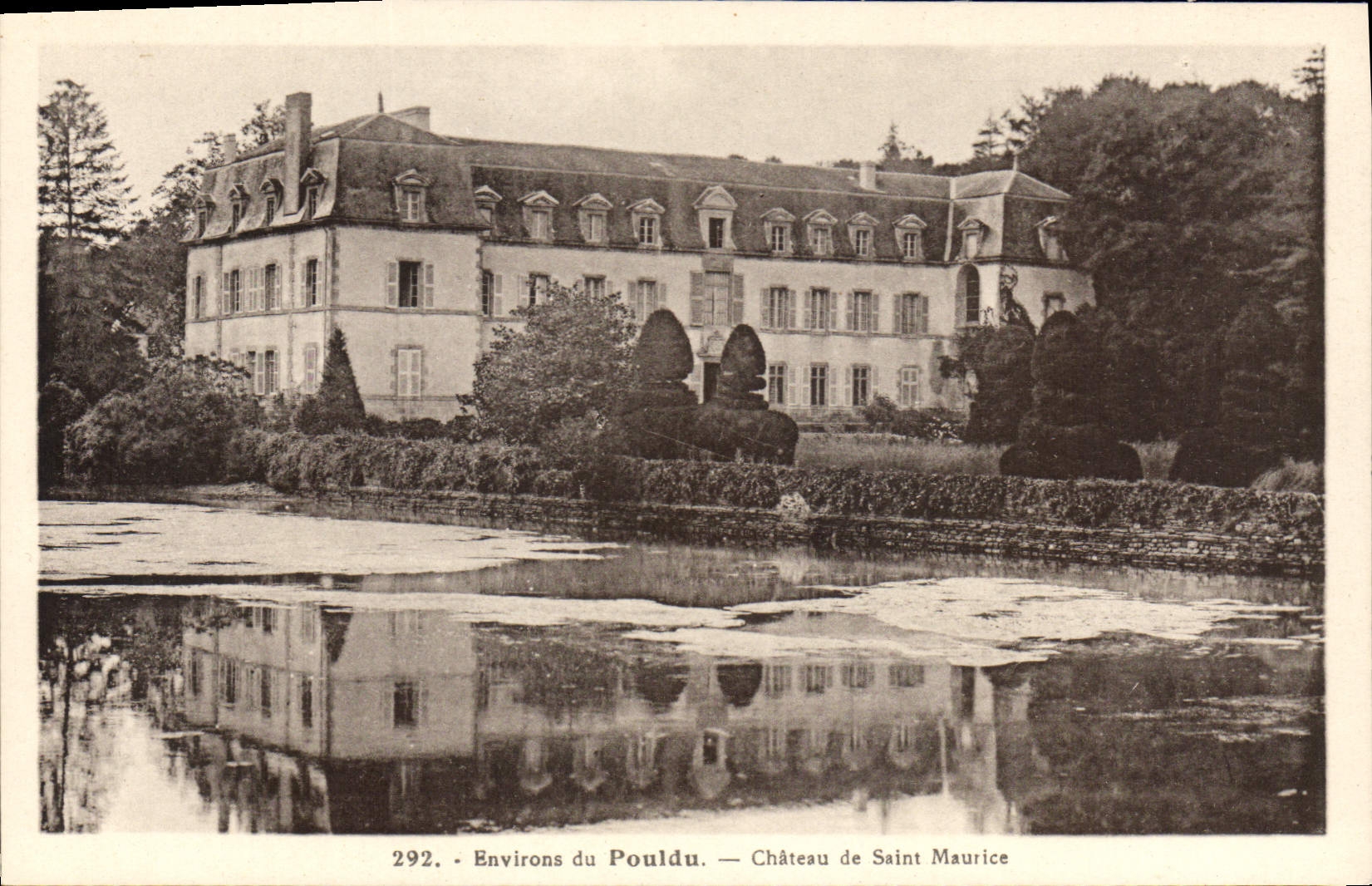 CPA Environs du Pouldu chateau de Saint Maurice 