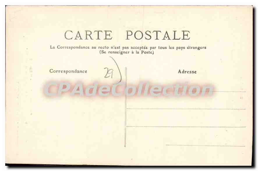 CPA Bretagne Finistere Morlaix interieur de la chapelle N D du Mur  — Rückseite