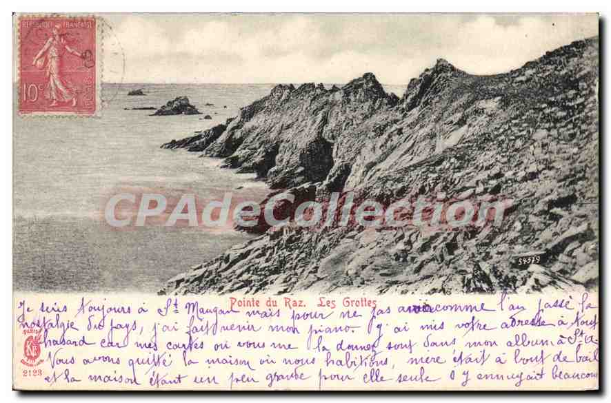 CPA Pointe du Raz les Grottes 
