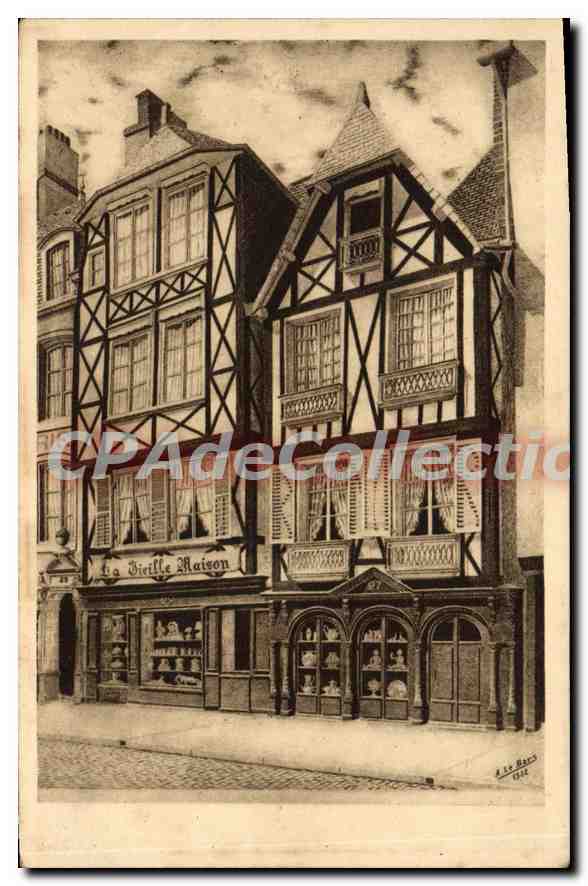 CPA Morlaix maisons du XVI siecle place Thiers 