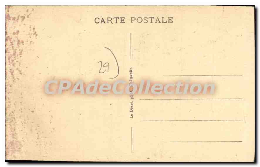 CPA L'Archi Druide du Menez Hom — Rückseite