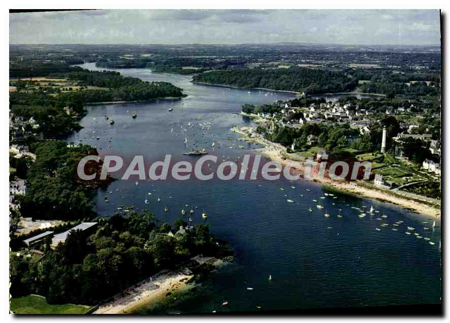 CPSM Benodet Sud Finistere l'entree de la Riviere 