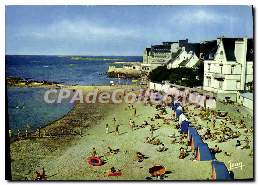 CPSM la Bretagne Roscoff la plage de Roc'h Kroum 