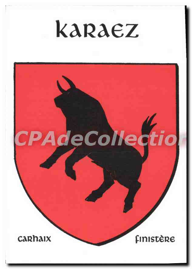 CPSM Carhaix Finistere limité à 1000 exemplaires numérotés Pierre le Bihan