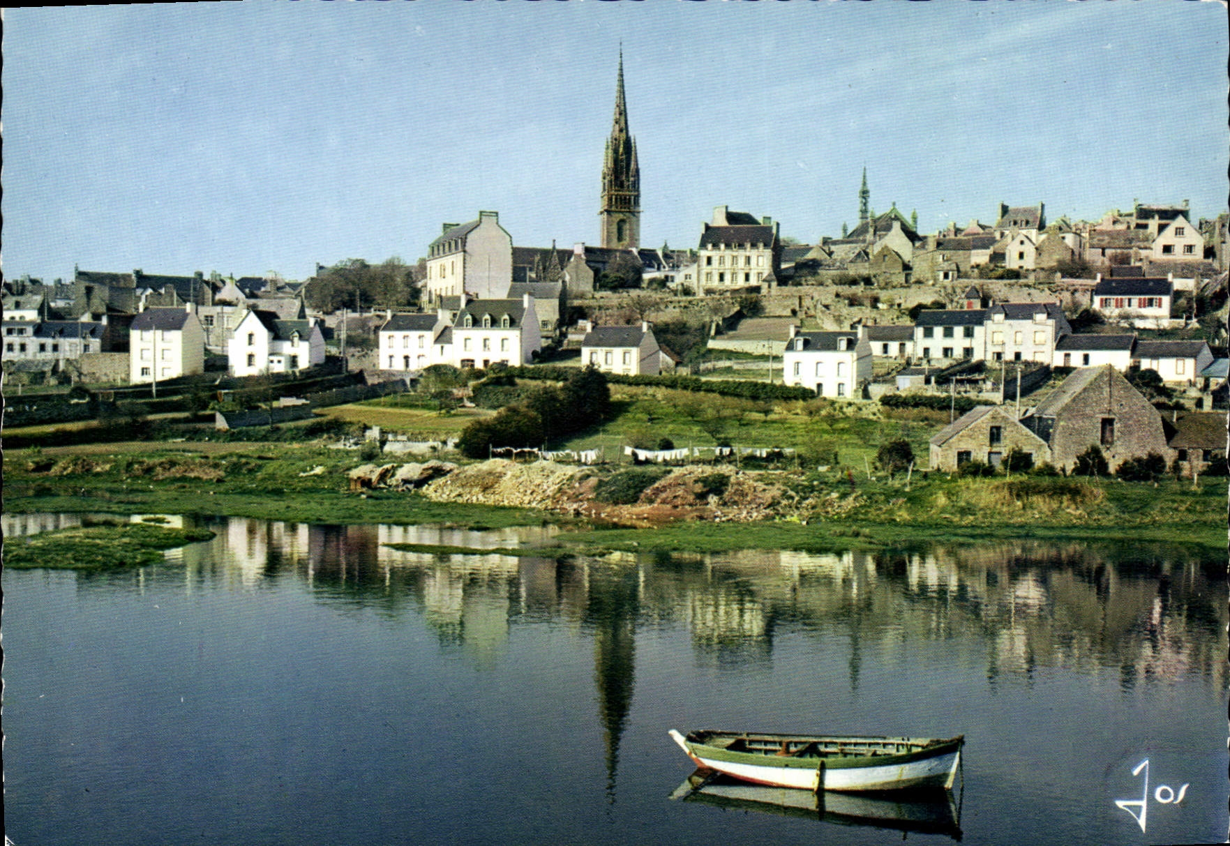 CPSM Pont Croix Sud Finistere Petite ville pittoresque etagee sur la rive droite du Goyen 
