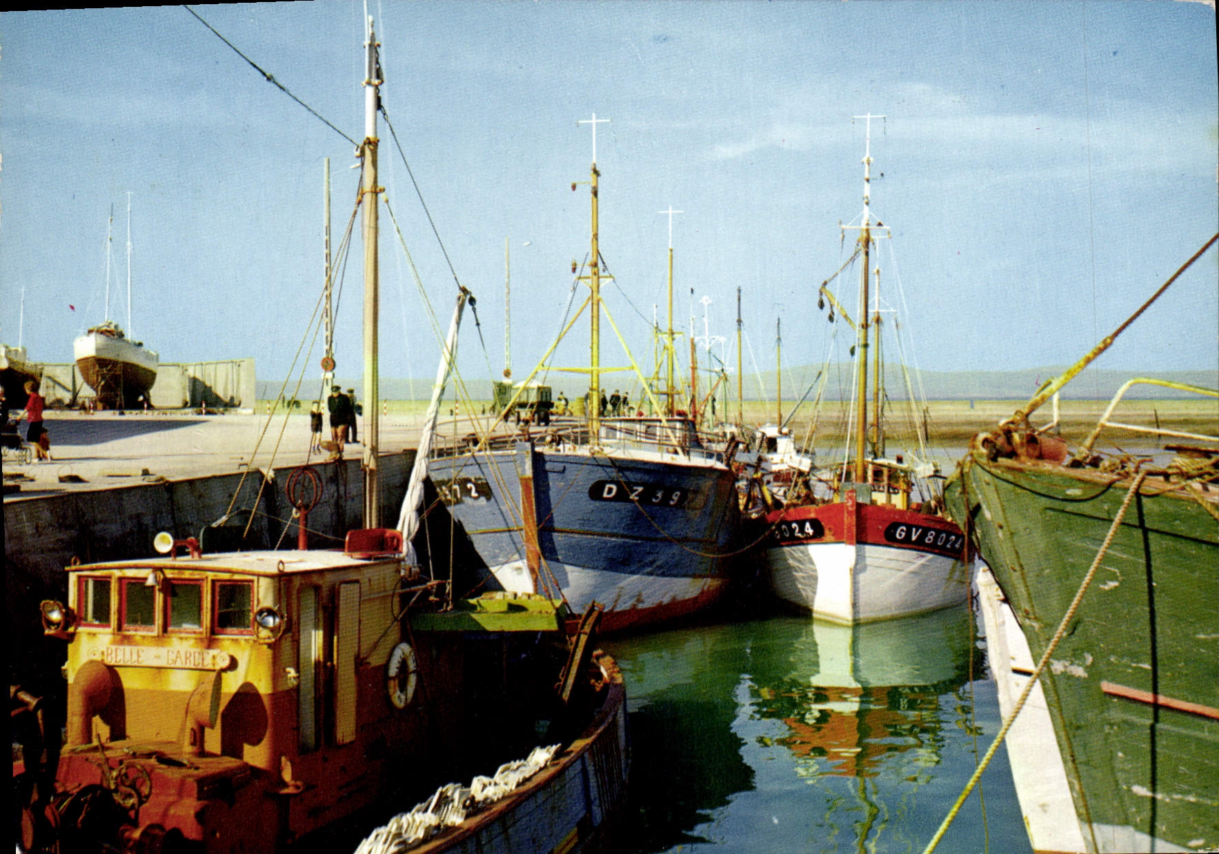 CPSM Ports Bretons Douarnenez Treboul Sud Finistere 