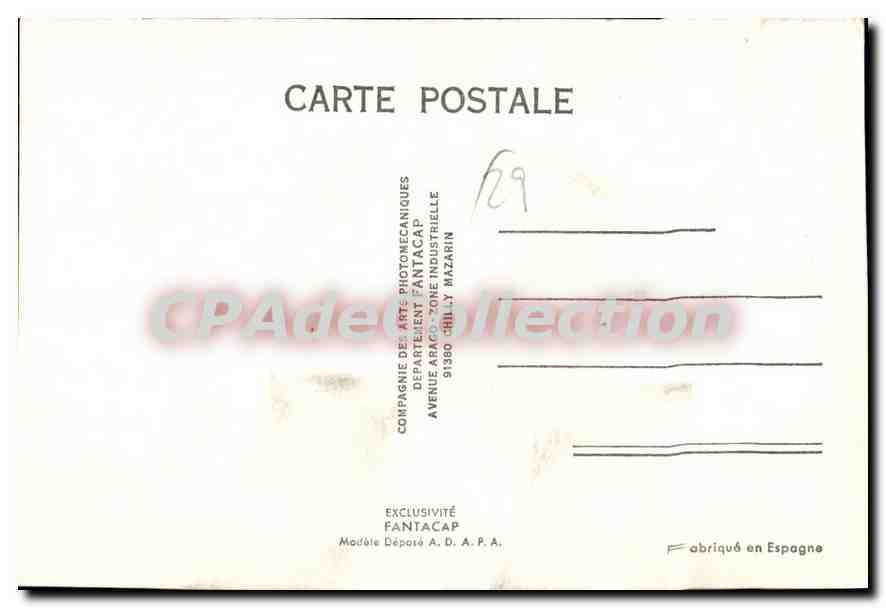 CPSM Bretons Pont Aven carte en fils — Rückseite