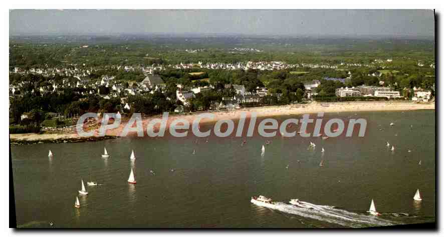 CPSM La Bretagne Pittoresque Benodet nom breton Pen Odet la plage du Trez 