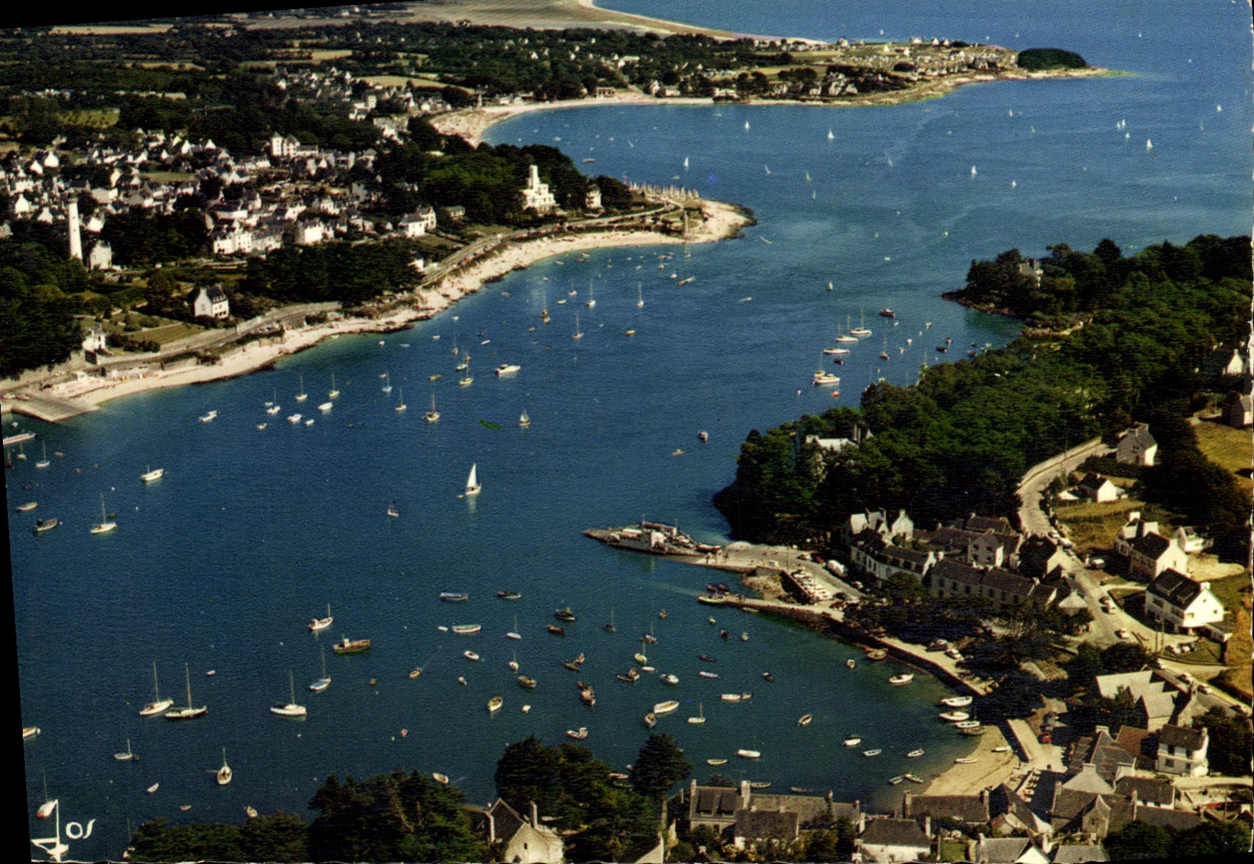 CPA Benodet Saint Marine Finistere vue generale à l'embouchure 