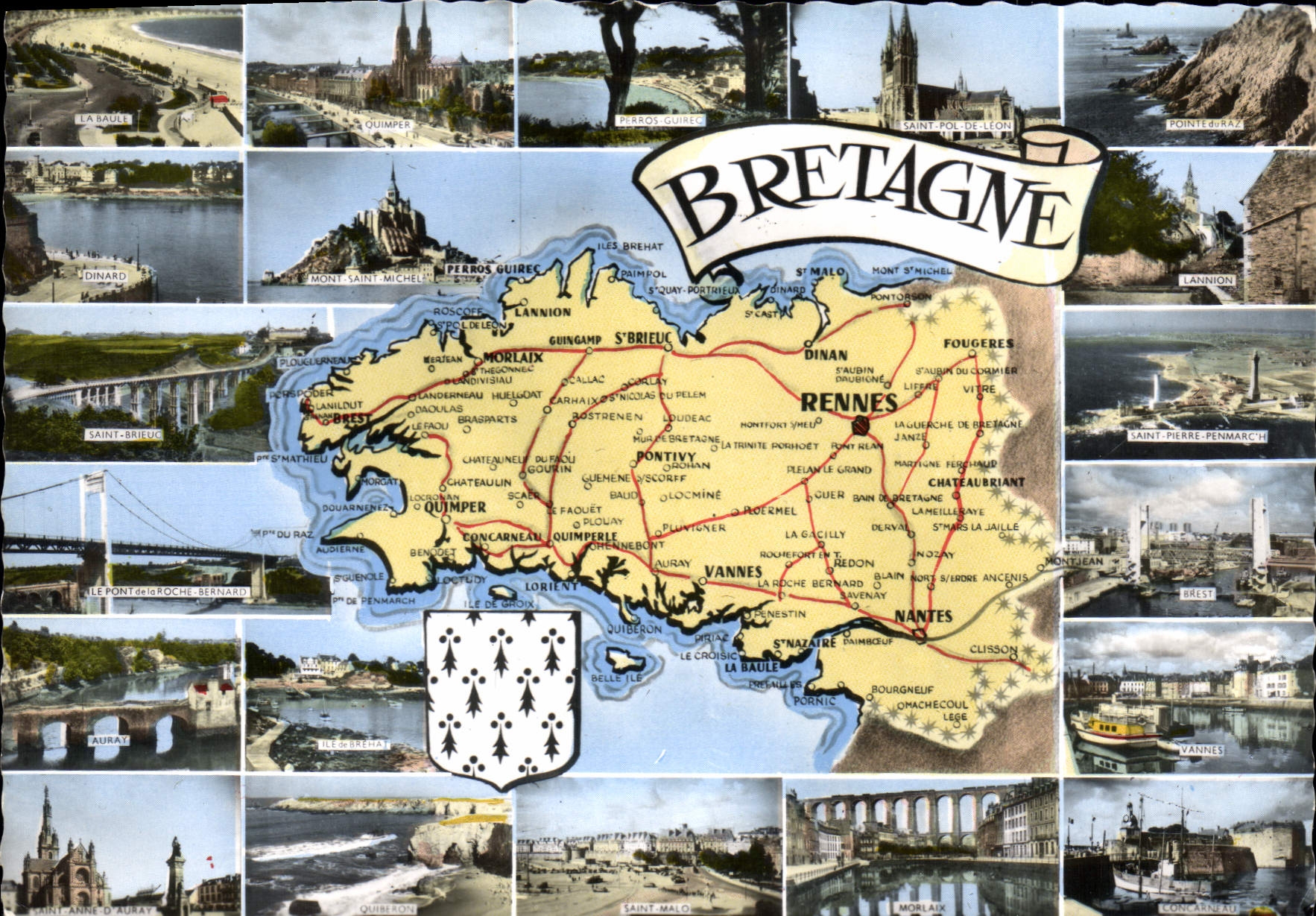 CPA Bretagne Auray pont de la Roche-bernard Quiberon Vannes Lannion