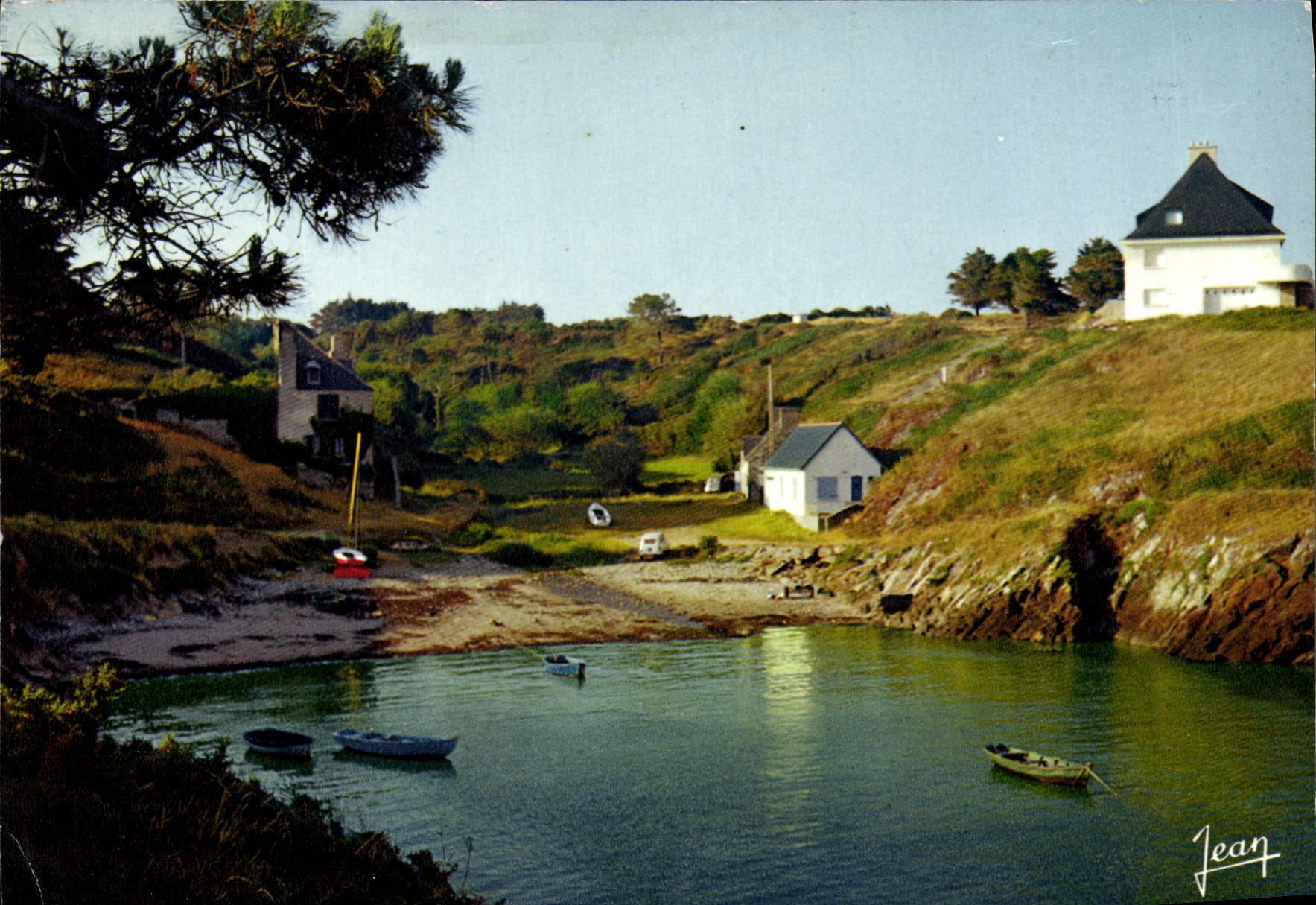 CPSM La Bretagne Clohars Carnoet Finistere le port de Porsach 