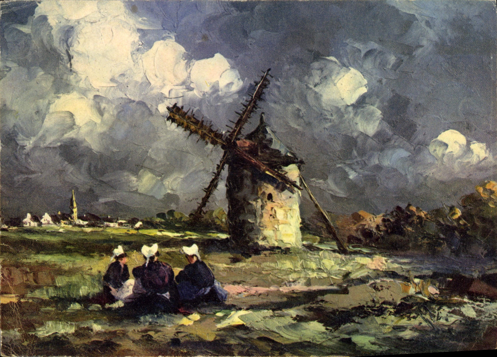 CPSM Pointe du Van Finistere vieux Moulin à Cleden Cap Sizun 
