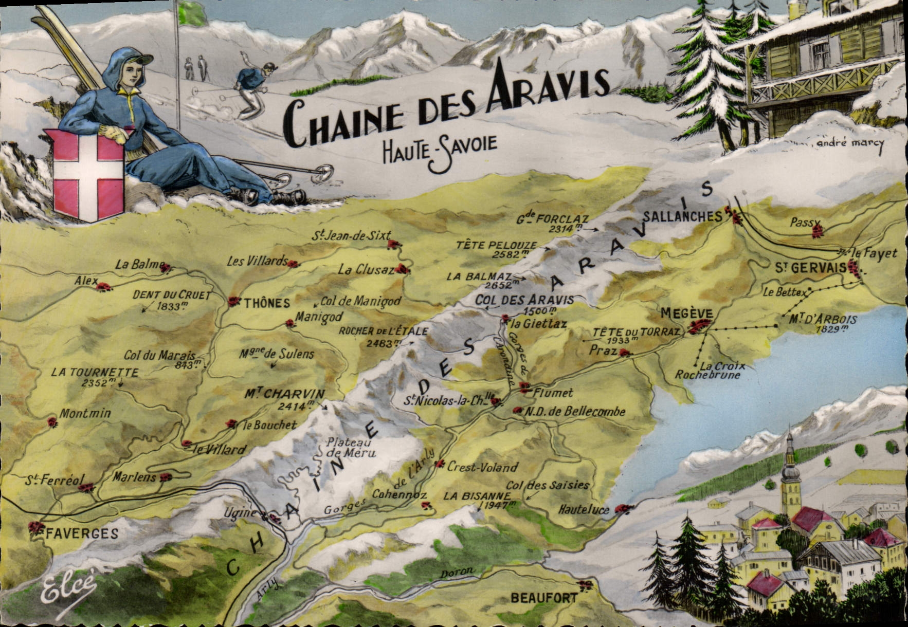 Kette der Aravis — Haute-Savoie — André Marcy