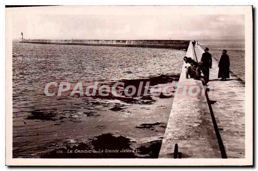 CPA Le Croisic La grande Jetee 