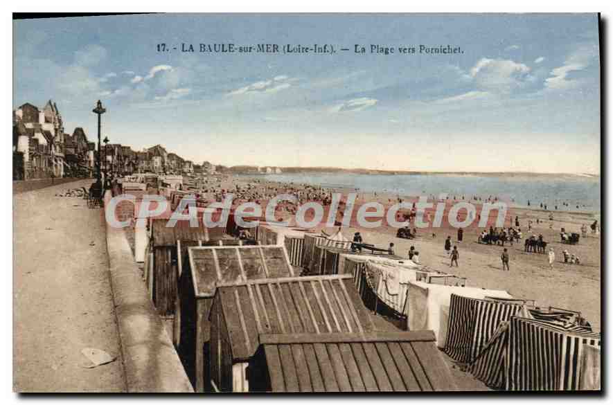 CPA La Baule sur Mer L Inf La Plage vers Pornichet 
