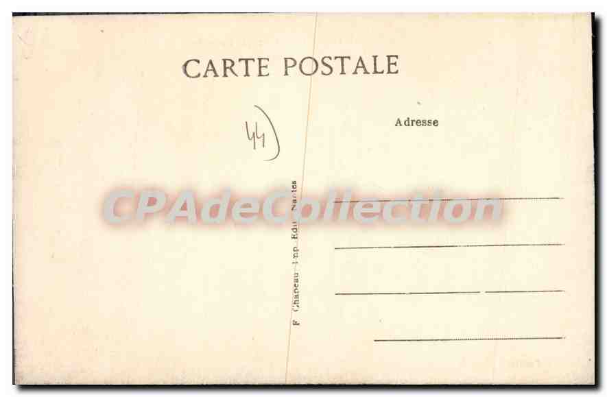 CPA Le Croisic L Inf La Plage de Port Lin  — Rückseite