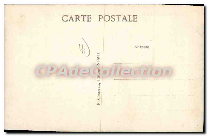 CPA Le Croisic L Inf Panorama vers la Rade et Pen Bron pris du Clocher  — Rückseite