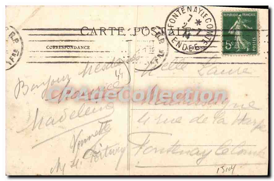 CPA Nantes Pont de la Rotonde Etablissements Lefevre Utile  — Rückseite