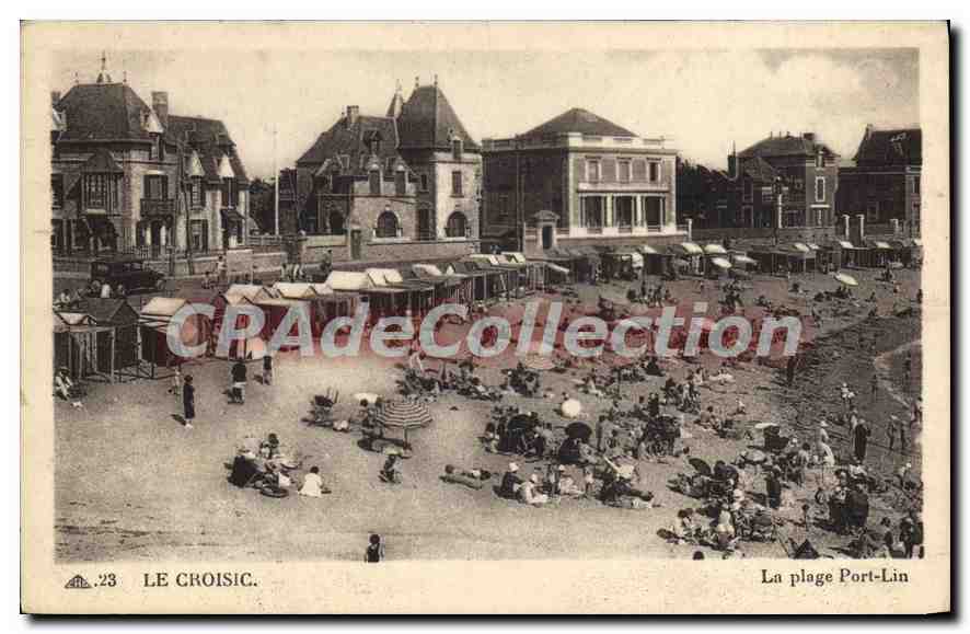 CPA Le Croisic La Plage Port Lin 