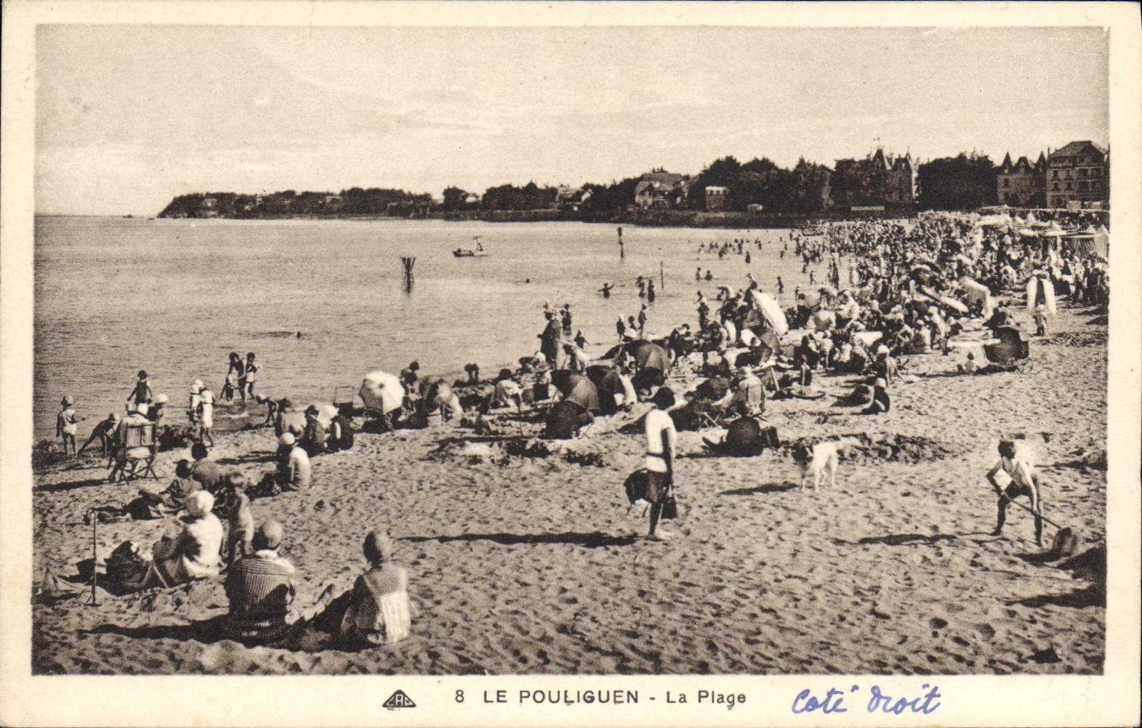 CPA Le Pouliguen La Plage 