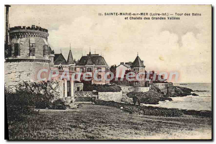 CPA Ste Marie sur Mer L Inf Tour des Bains et Chalets des Grandes Vallees 
