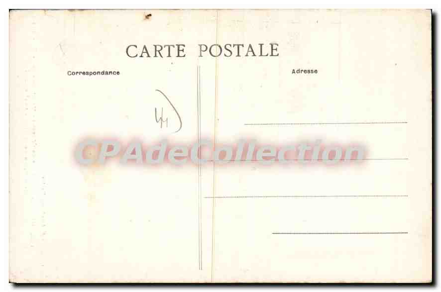 CPA Nantes Fouilles de l'Eveche  — Verso