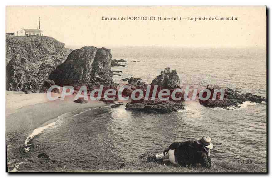 CPA Environs de Pornichet L Inf La Pointe de Chemoulin 