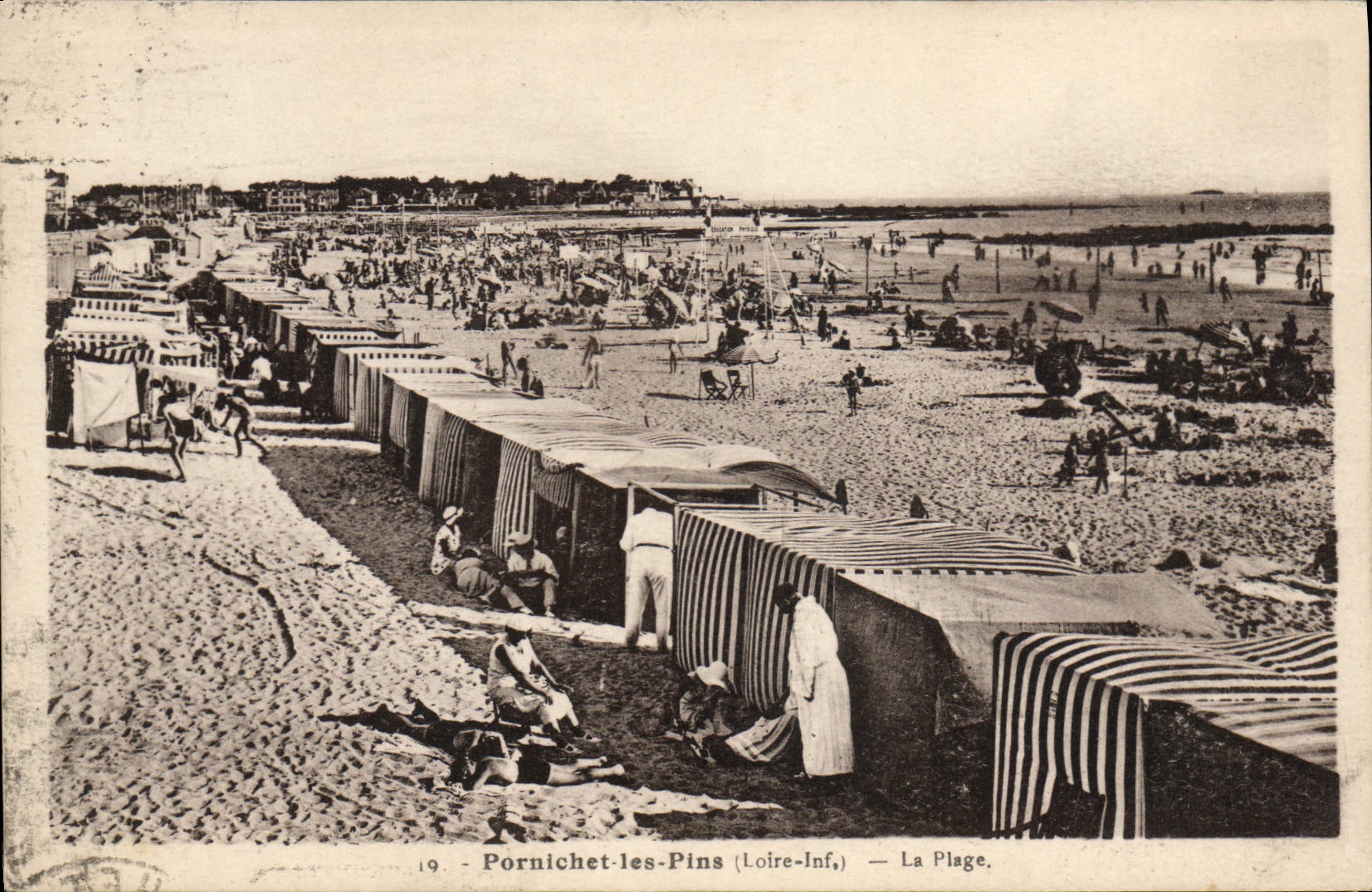 CPA Ponichet les Pins L Inf La Plage 