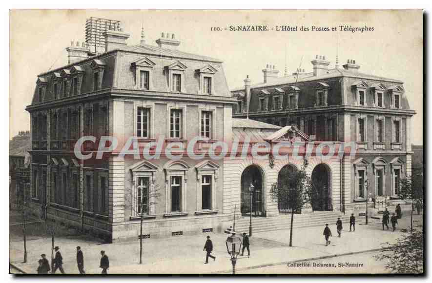CPA St Nazaire L'Hotel des Postes et Telegraphes 