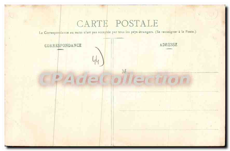 CPA St Nazaire L'Hotel des Postes et Telegraphes  — Verso