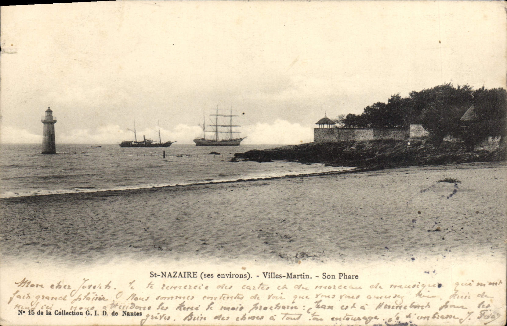 CPA St Nazaire ses environs Villes Martin Son Phare 