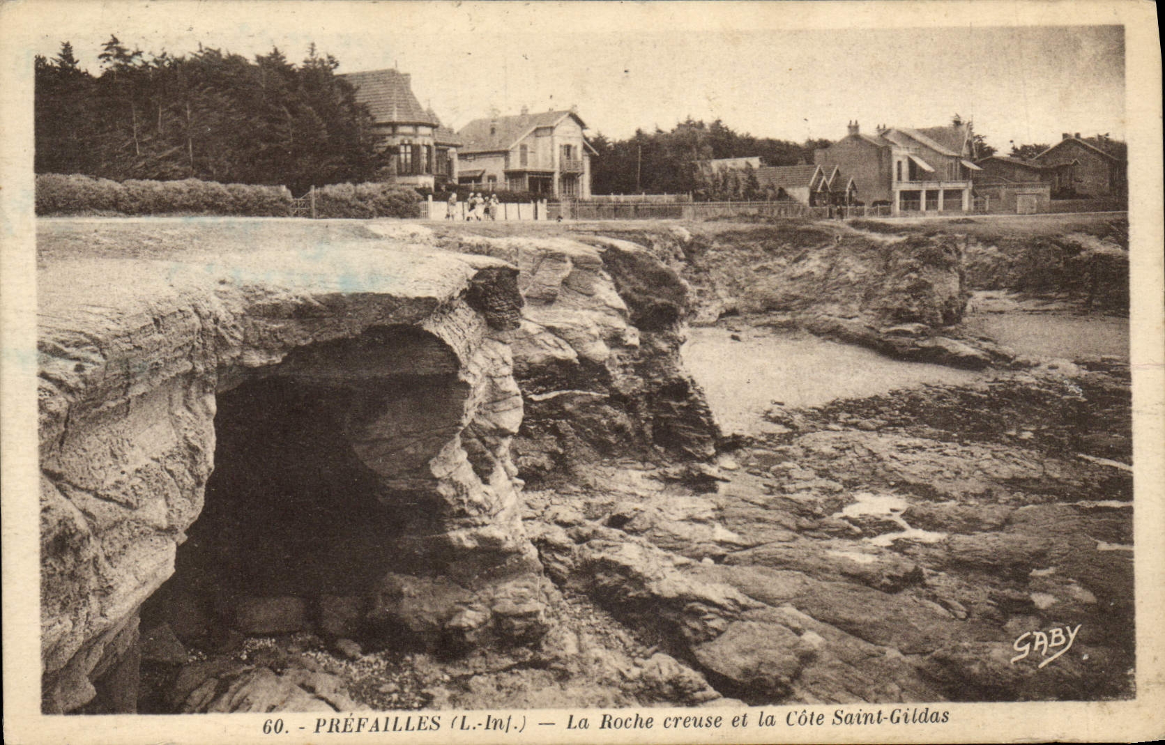 CPA Prefailles L Inf La Roche creuse et la Cote St Gildas 