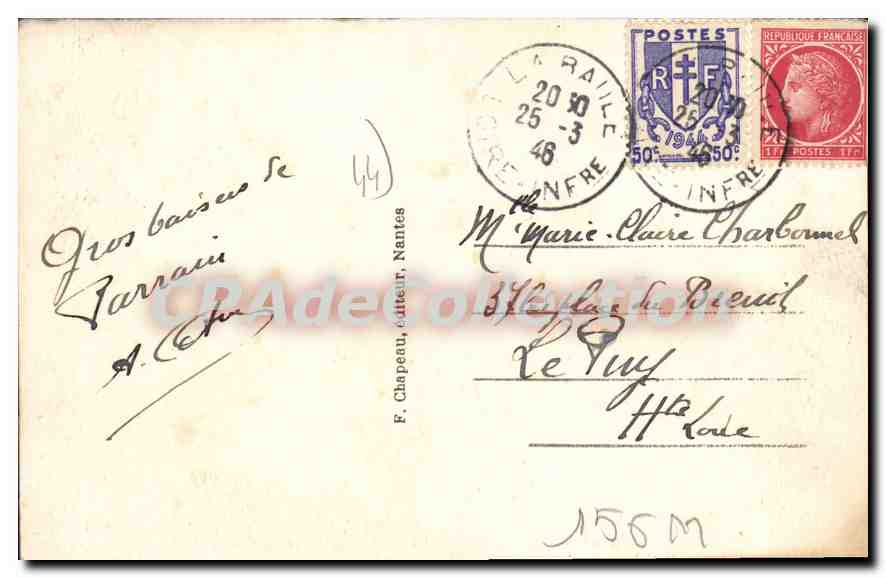 CPA La Baule sur Mer L Inf La Plage et la Baie  — Rückseite