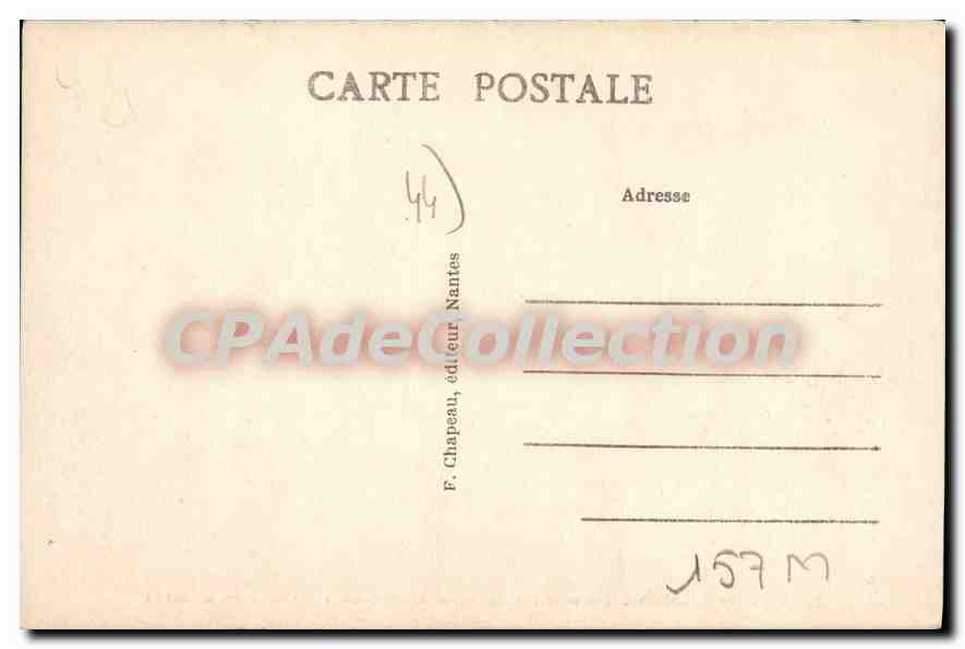 CPA La Haie Fouassiere L Inf Carrieres au bord de la Sevre pres la Ramee  — Rückseite