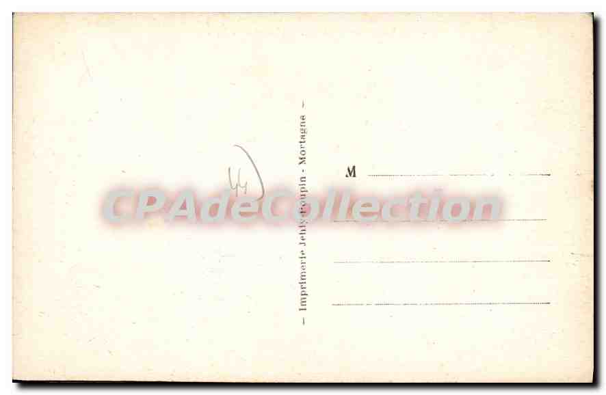 CPA Pornic L Inf L'Entree du Port  — Rückseite
