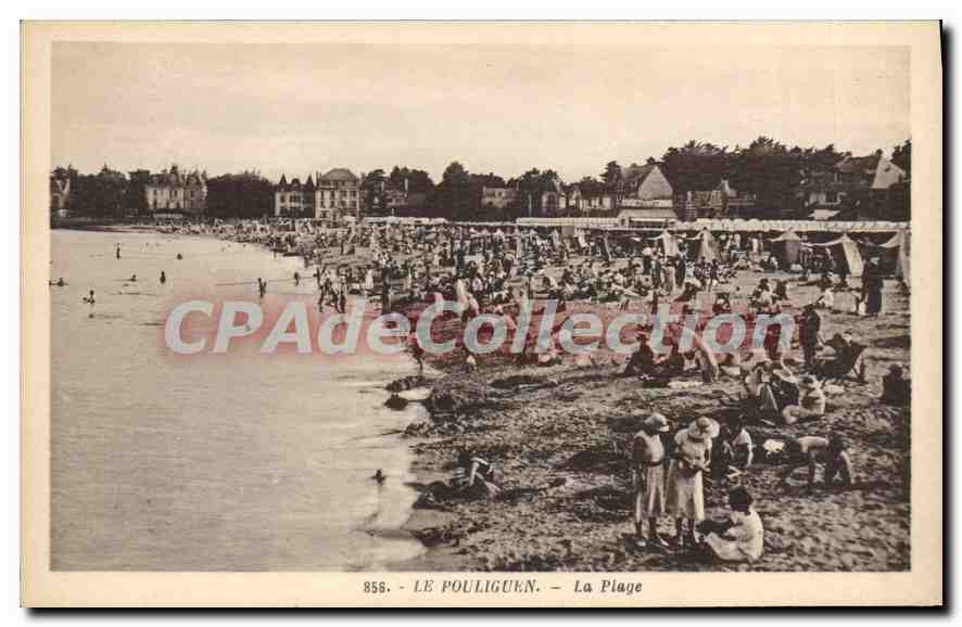 CPA Le Pouliguen La Plage 