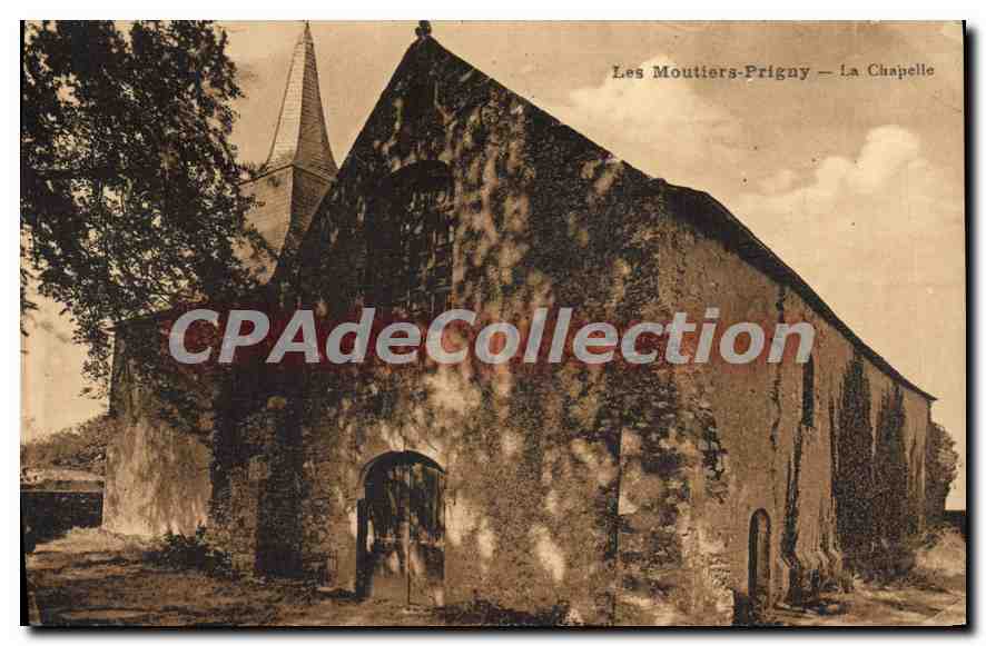 CPA Les Moutiers Prigny La Chapelle 