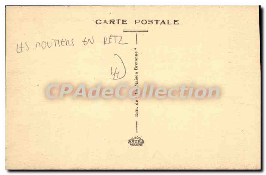 CPA Les Moutiers Prigny La Chapelle  — Rückseite