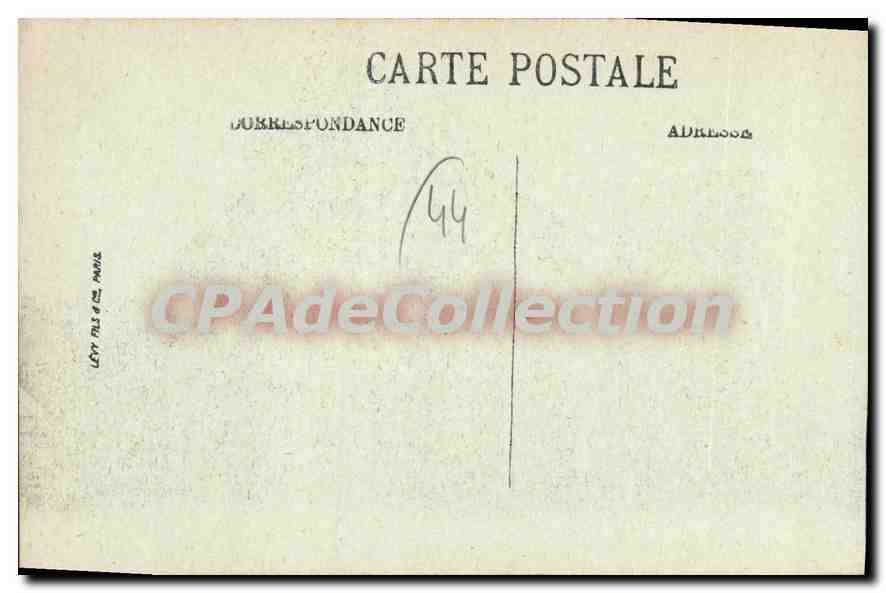 CPA St Nazaire Transatlantique en cale secbe  — Verso