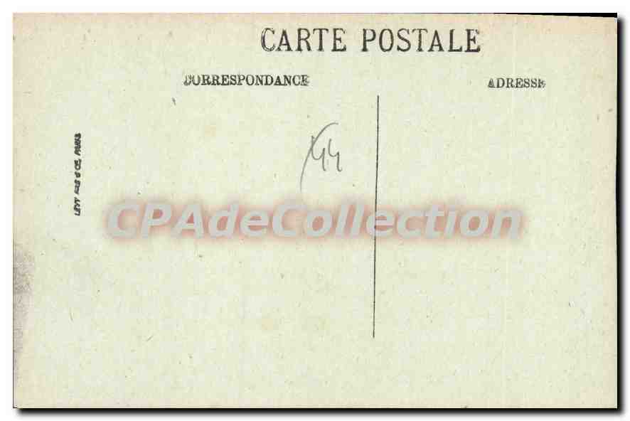 CPA St Nazaire Le Pont Roulant ouvert pour le passage d'un Cargo Boat  — Verso