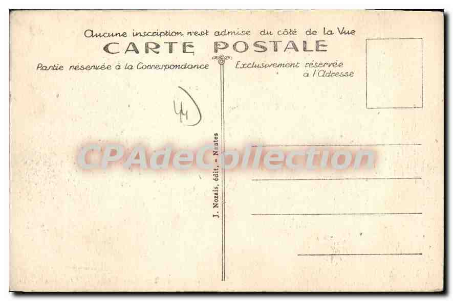 CPA La Briere L Inf Chef de L'Ile à Fedrun  — Back