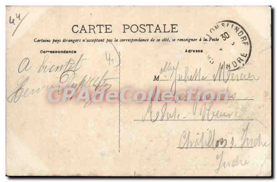 CPA St Marc sur Mer Le Rocher du Lion  — Back