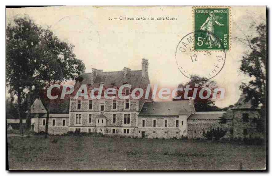 CPA Chateau de Coislin cote Ouest 