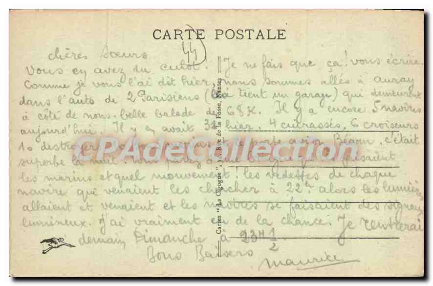 CPA Nantes Le Pont transbordeur  — Rückseite