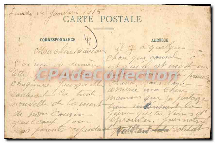 CPA St Nazaire Le Boulevard de l'Ocean  — Verso